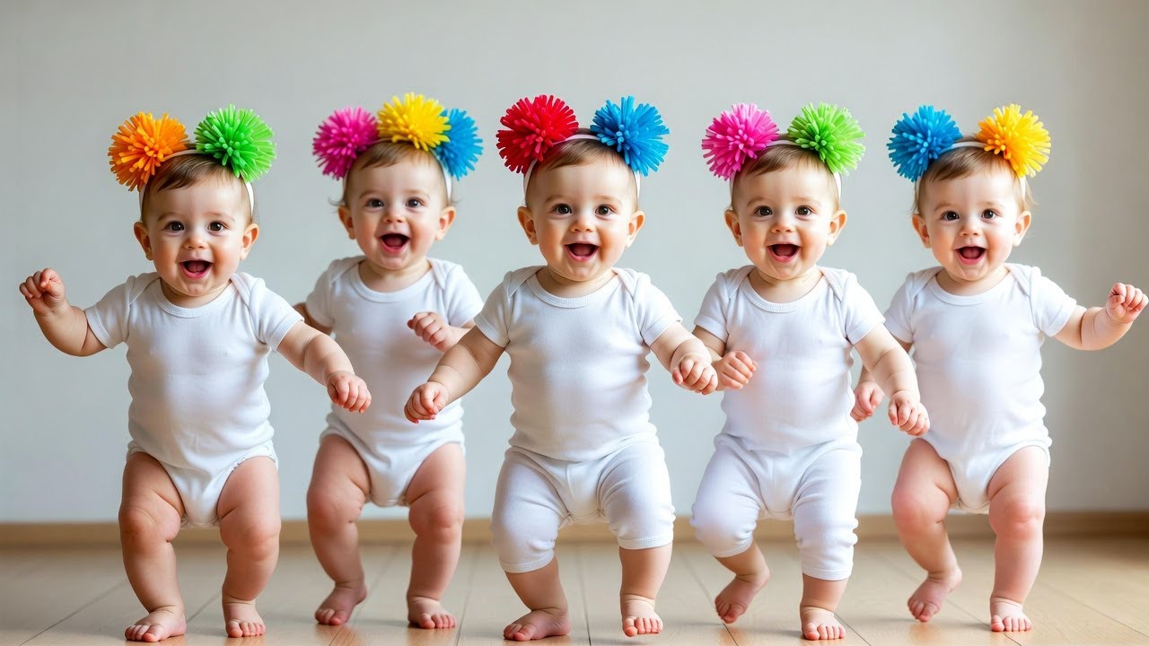 Funny Baby Dance Party 🎵 | Dodi Dodi Dum Dum | Kids Songs