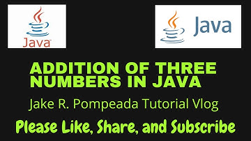 Addition of Three Numbers in Java