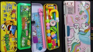 💜Unicorn pen pencil case | stationery tiktok school supplies shopping #pencilbox #video #unicorn