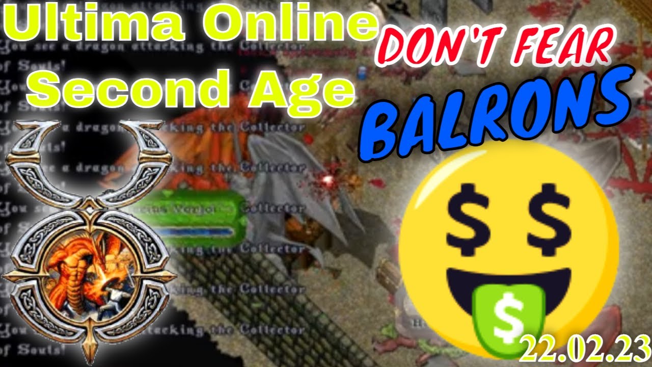 Ultima Online Second Age - FARM BALRONS like a PRO with 50 dragons 
