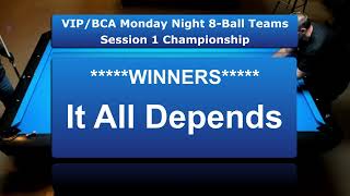 6/12/21 VIP/BCA Monday Night Teams 8-Ball Session 1 Finals (Part 4) screenshot 5