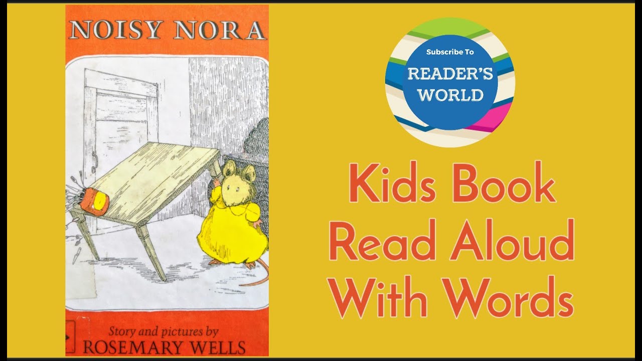 🐭📚 Kids Books Read Aloud Noisy Nora by RoseMary Wells Children's