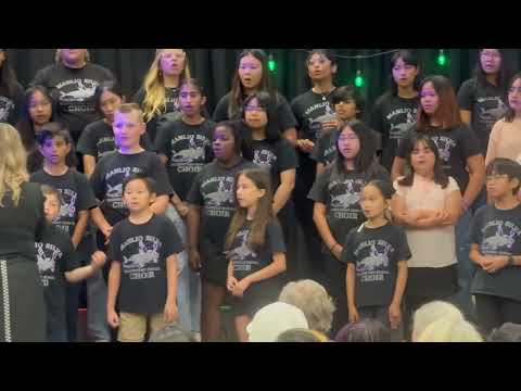 Manlio Silva Elementary School Spring Concert. 5/20/25 Song#3
