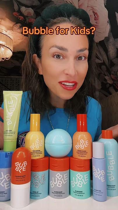 Bubble Skincare for Kids?? #bubbleskincare #skincareforkids #shorts
