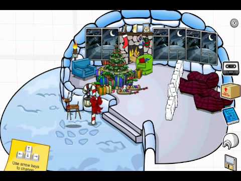 How to make a good Christmas Igloo on Club Penguin