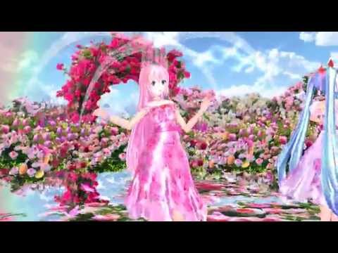 MMD Tda Luka Miku・Opposite World [亡き王女のためのセプテット] Rose Garden