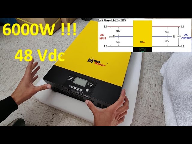 MPP Solar LV6048 6,000W Split Phase 120V/240V Output