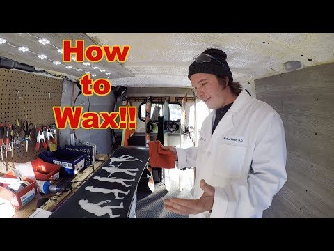Como Wax seu snowboard