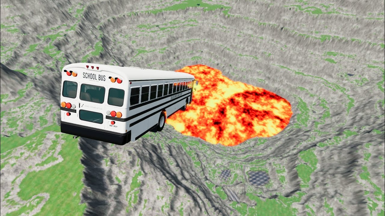 BeamNG.Drive - Leap Of Death Car Jumps and Falls Crashes #32