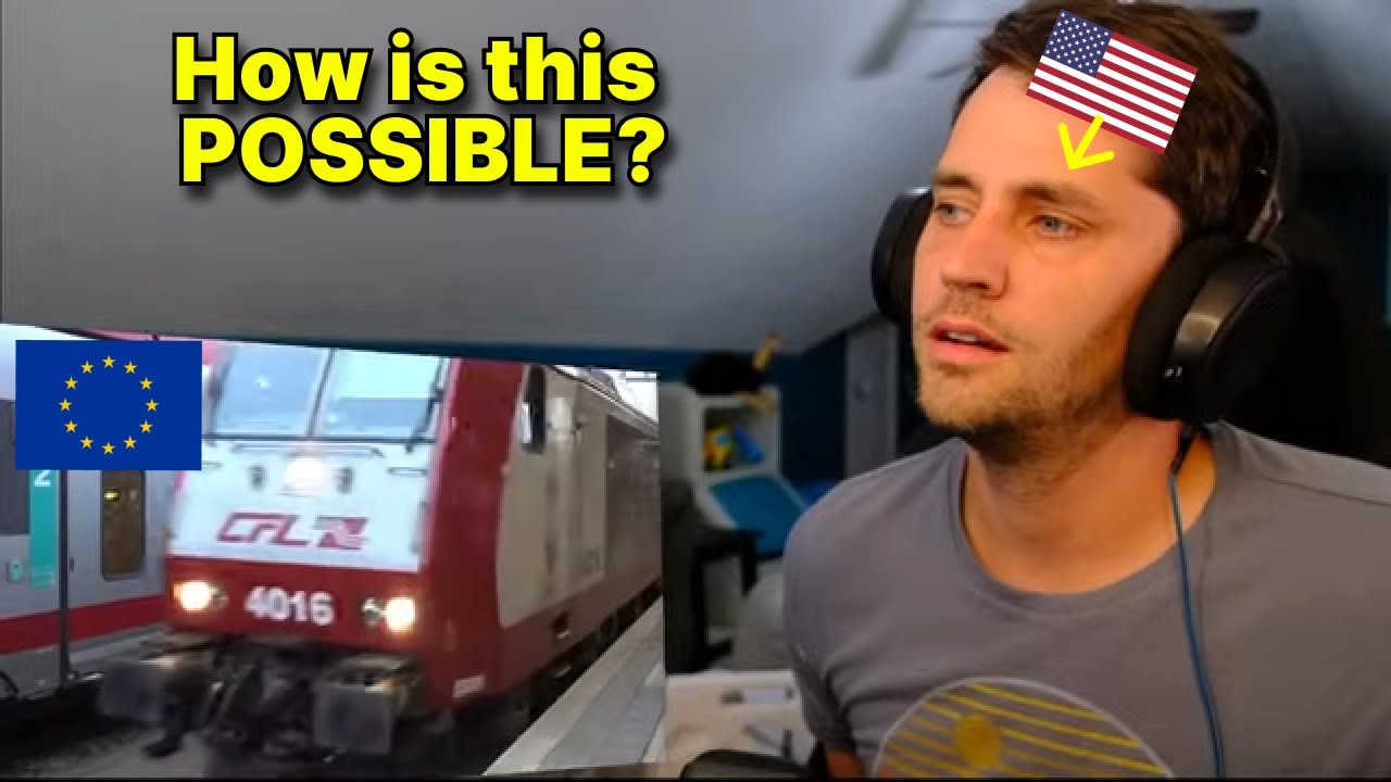 American reacts to FREE public transit in Europe