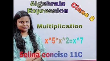 Algebraic Expressions | ICSE | Class 8 | Selina Concise | Multiplication | 11 C | Full Solution.