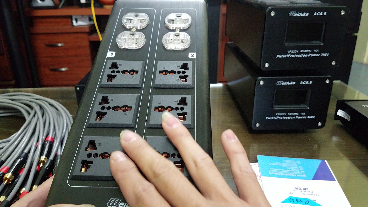 Khui Bộ Lọc Sạch Nguồn Điện FX-AUDIO VÀ WEDUKA 8.8 pro... - youtube