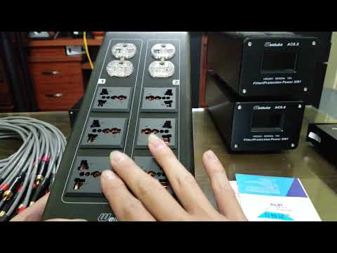 Video Khui Bộ Lọc Sạch Nguồn Điện FX-AUDIO VÀ WEDUKA 8.8 pro... - youtube