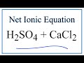 Net Ionic Equations and Solubility