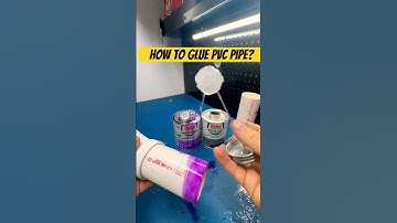 How to glue PVC pipe for beginners #diy #tips #plumbing #howto #construction