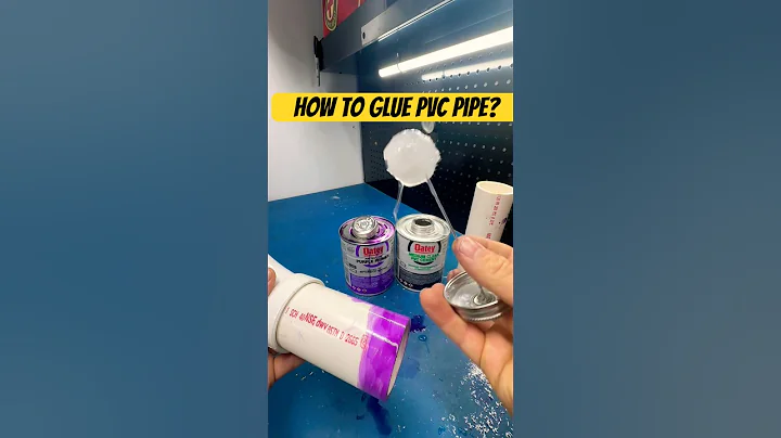 How to glue PVC pipe for beginners #diy #tips #plumbing #howto #construction