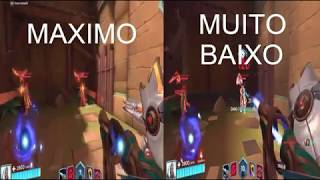 Paladins Grafico No Maximo Vs Low Test De Novo Personagem