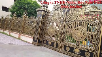 Giá cổng nhôm đúc mạ đồng 2024 lựa chọn không thể bỏ qua