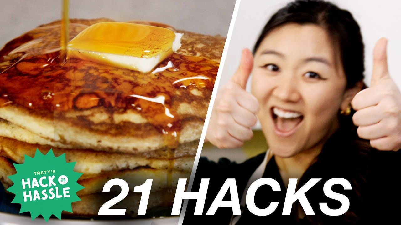 I Tested 21 Pancake Hacks In A Row  Tasty