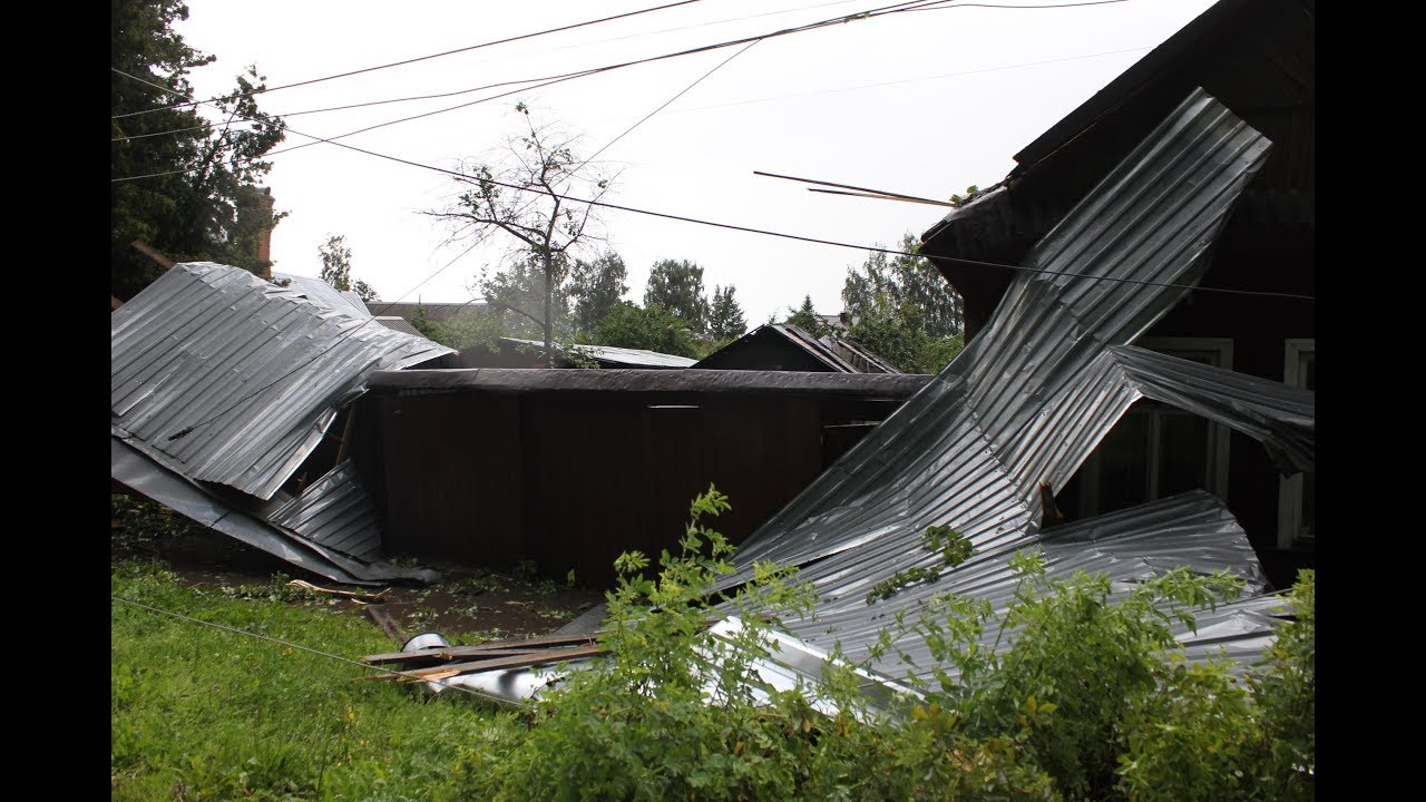 ПОСЛЕДСТВИЯ УРАГАНА в РЖЕВЕ 4_08_17 - YouTube