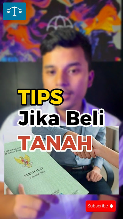 Tips Aman Beli Tanah #hukum #tips #belajarhukum
