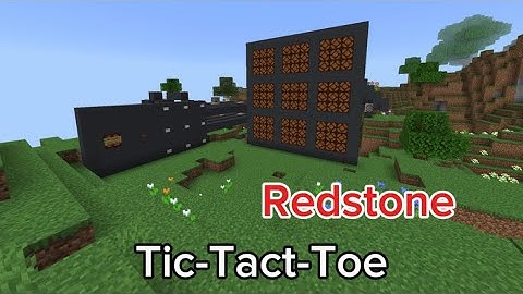 Working Redstone Tic-Tact-Toe Showcase #minecraft #redstone #showcase #gaming #tictactoe 