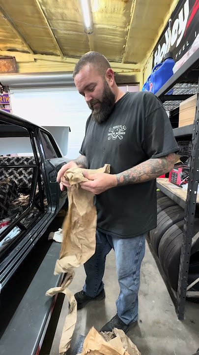 Destroyed box but the 17 layers of packing protected the $3 fittings. #hackshack #harveyshackshack