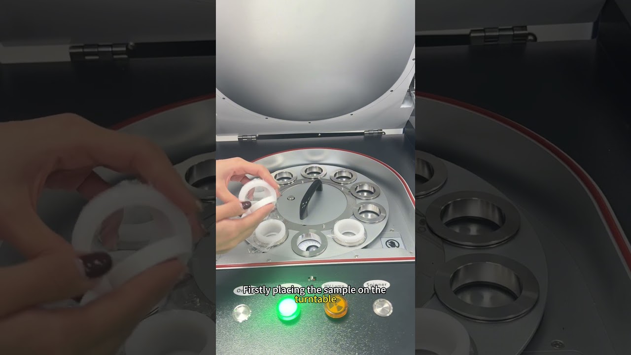 XRF Spectrometer EDX8800M MAX analyze Bauxite sample#bauxite #spectralanalysis #machine