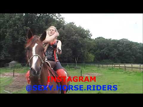 Playing on horseback