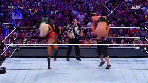 Nikki Bella and John Cena-Rack Attack 2.0 and Attitude Adjusment