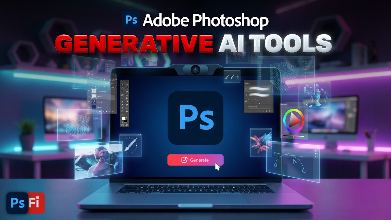 Photoshop AI Workflow | Edit FAST with Generative AI Tools - YouTube