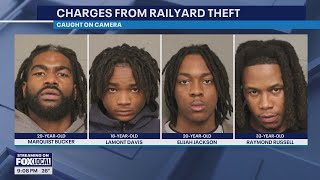 Five suspects charged in railyard theft