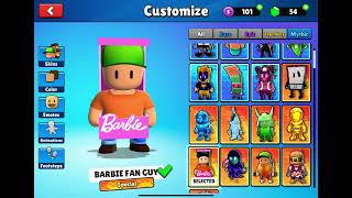 Buying new [BARBIE FAN GUY] SPECIAL SKIN! In stumble guys 2900 🍬 candy corn!