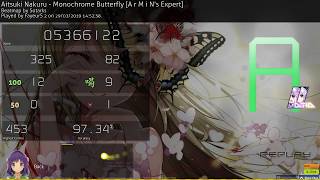 Aitsuki Nakuru - Monochrome Butterfly [A r M i N's Expert] +HDDT 97.34% 1xmiss 453/455x | 468pp