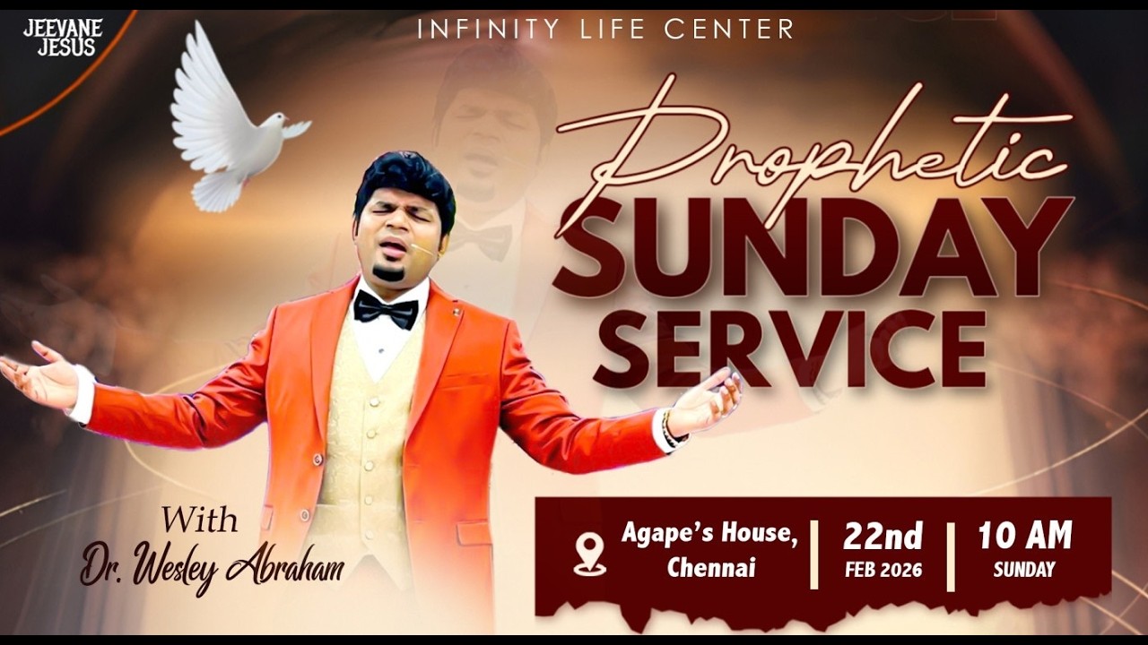 🔴LIVE - ILC PROPHETIC SUNDAY SERVICE | ஞாயிறு ஆராதனை | CHENNAI | - 22 Feb 2026 #ilc