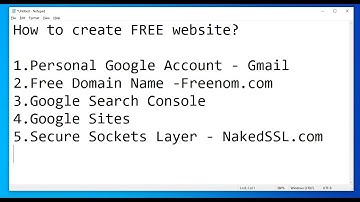 Part 1 - How to REGISTER A FREE DOMAIN in FREENOM.COM