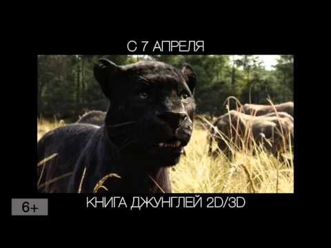 Книга джунглей 2D/3D, 6+