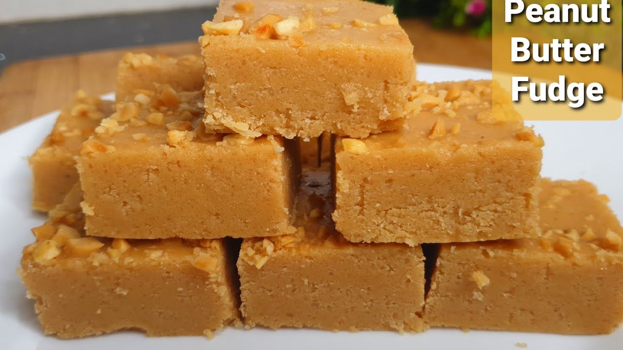 Peanut Butter Fudge Recipe ♥️ |Festival Special Sweet Recipe | Delicious Peanut Butter Sweet Recipe