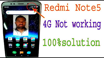 Redmi note 5 4G Network Not working 100% Solution