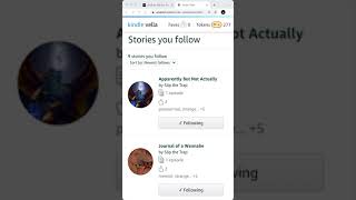 Kindle Vella stories
