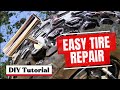How to Plug Repair a Flat Tire (ATV, Car, Quad)