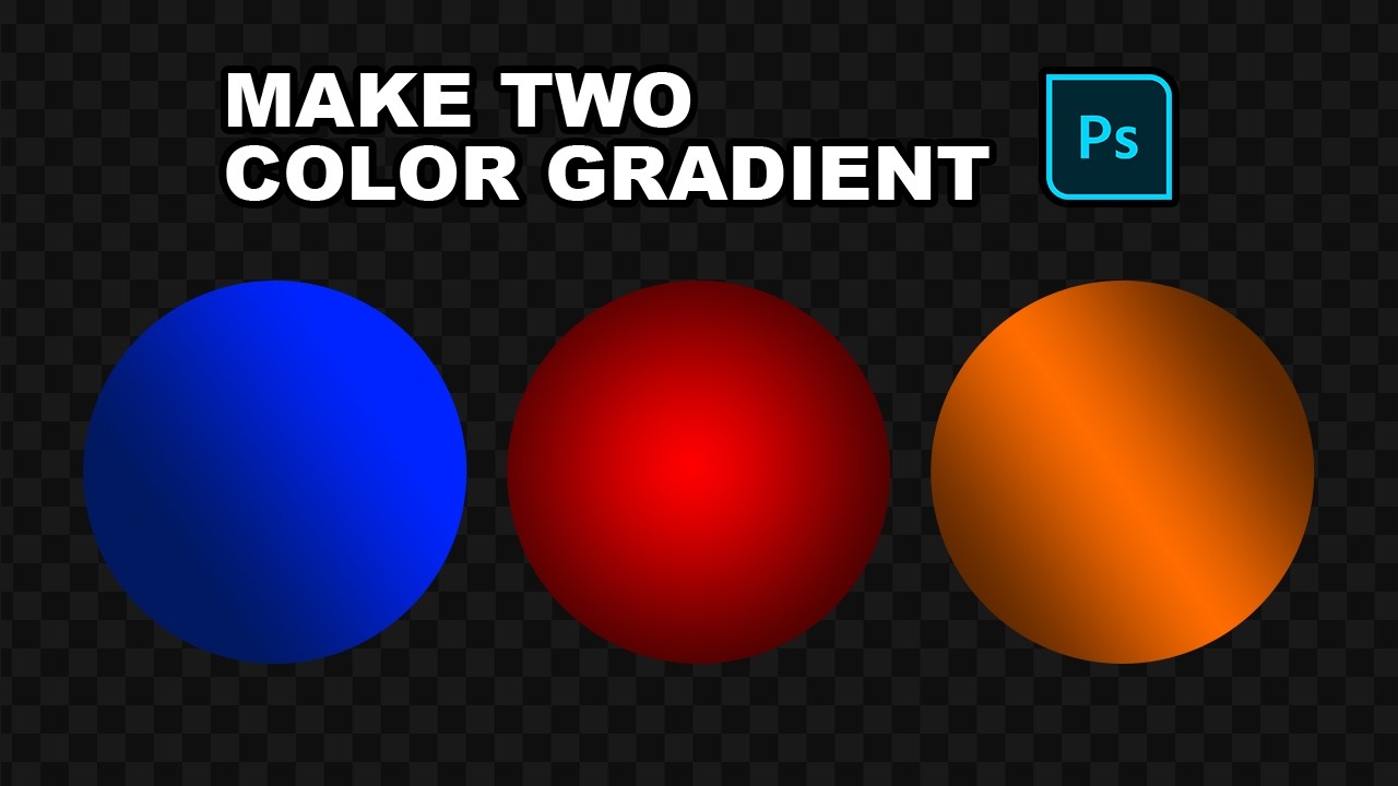 Gradient Pattern Two Color How to Make Two Color Gradient in Photoshop | Easy & Professional ...
