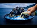 MINI WORLD & HUMAN HAND 🌍✋ ULTRA MACRO 4K AI ASMR