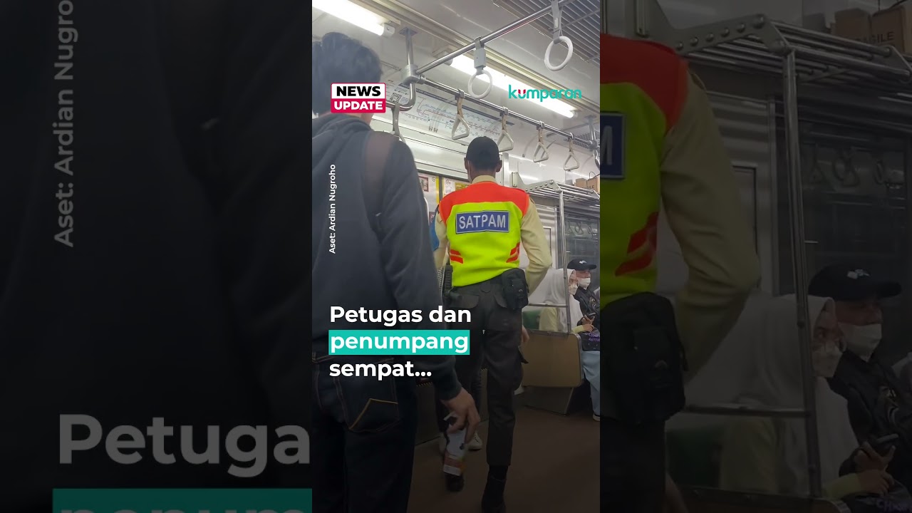 Makin Ditegur Makin Ngamuk: Pria di KRL Ribut dengan 4 Orang Termasuk Security