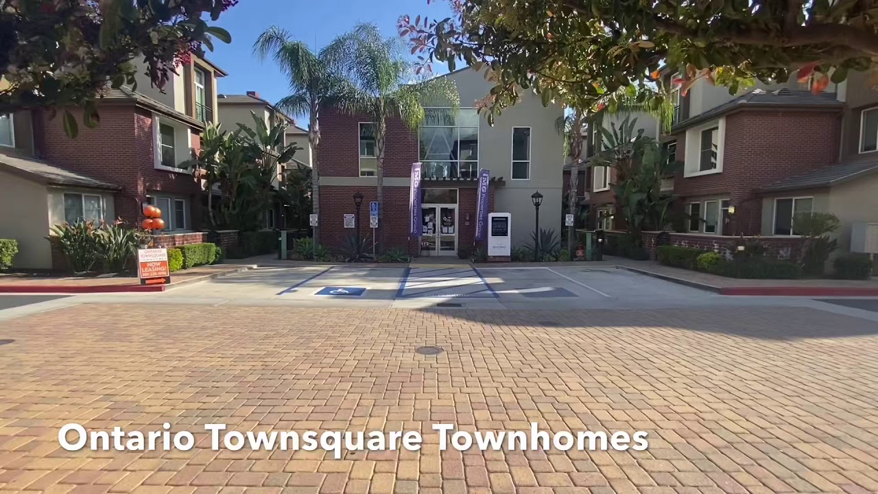 Ontario Town Square Townhomes Amenities YouTube