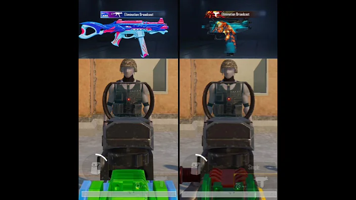 Ump45 v/s Uzi Damage 😈🔥#shorts #bgmi #tips