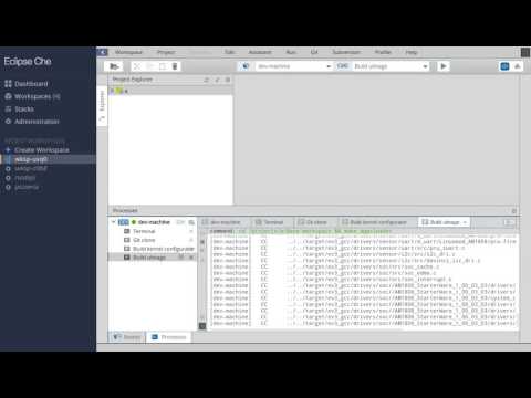 Build EV3RT with Eclipse/Che (5/6 - building uImage)
