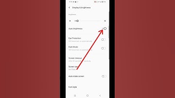 How to Turn Off Auto Brightness in Android Phone | Auto Brightness Disable 2025#shorts