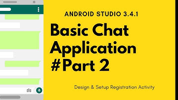How to make Chat App using Android Studio #Part 2 |  Prego Coding Classes