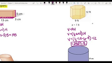 11.4 Volume of Prisms and Cylinders